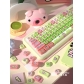 Crazy Thursday of Piglet 104+41 MCA Profile Keycap Set Cherry MX PBT Dye-subbed for Mechanical Gaming Keyboard